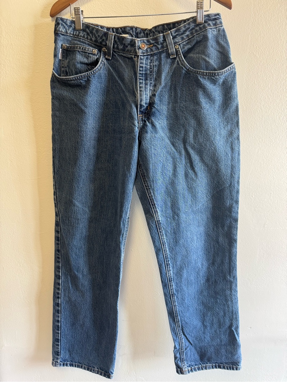 Carhartt Women's Straight Leg Blue Denim Jeans